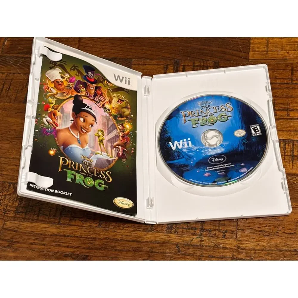Disney Princess & the Frog - Nintendo Wii Case, Booklet And  Game